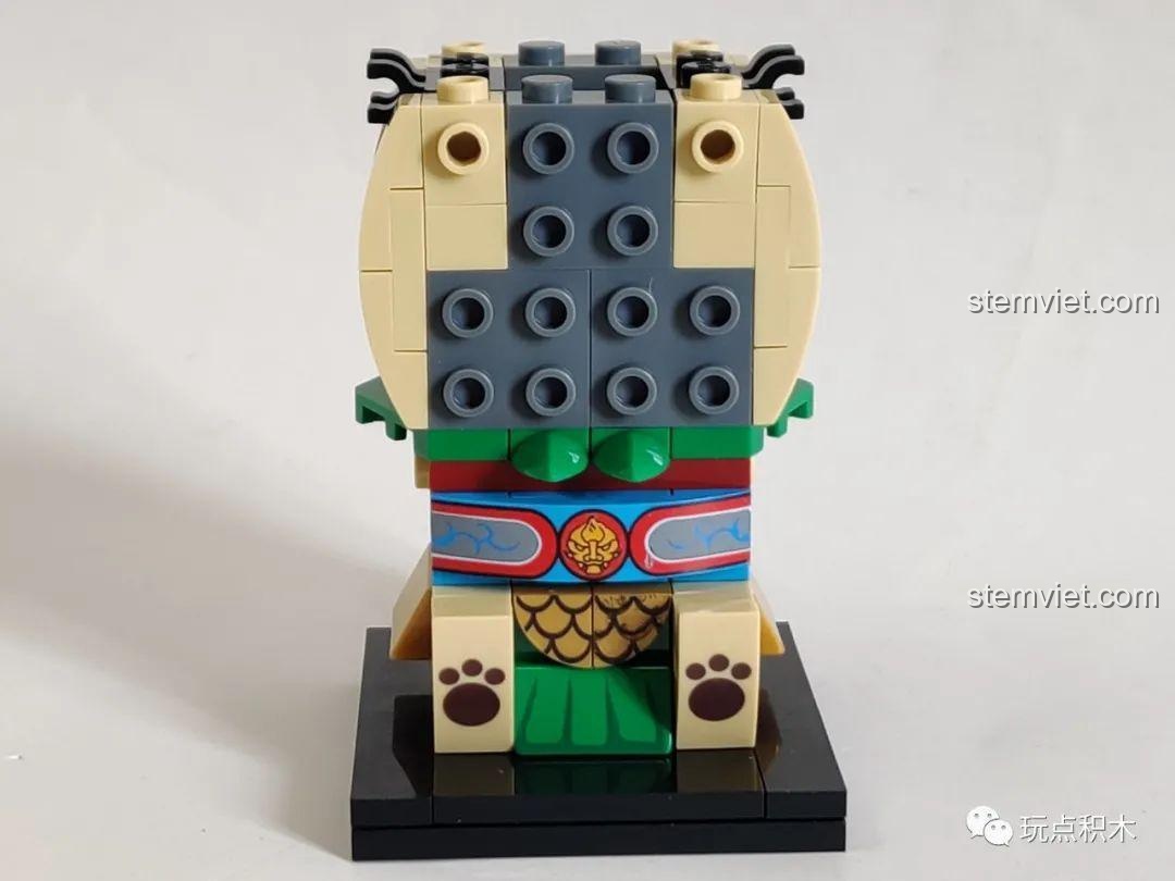 Toàn bộ 6 mô hình lắp ráp GUDI Ngự Hoàng Vạn Tuế và Ba Trát Hắc nhìn từ phía sau.