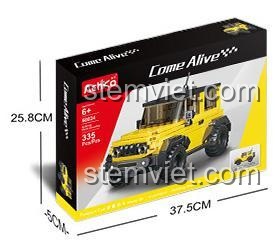 Mô hình Suzuki Jimny AchKo 50024 với kích thước chi tiết 14cm x 7.3cm x 8.5cm, đồ chơi lắp ráp cho con trai 6 tuổi giá rẻ.