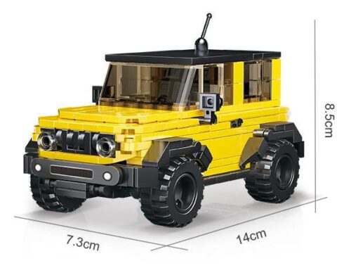 Hộp bộ lắp ráp Xe Địa Hình Jimny AchKo 50024, món quà tuyệt vời cho bé trai trên 6 tuổi, chất lượng tốt.