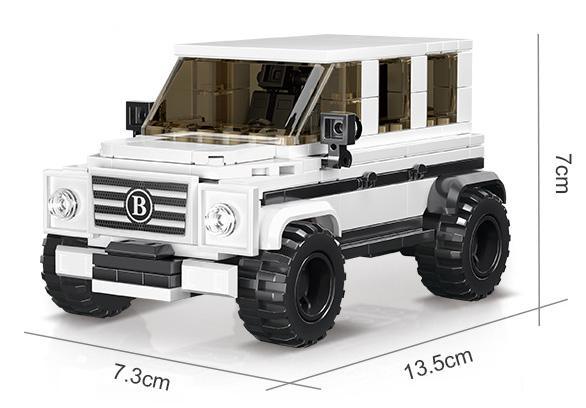 Hộp đồ chơi lắp ráp xe địa hình G-Wagon AchKo 50026, món quà giá tốt cho bé trai trên 6 tuổi.