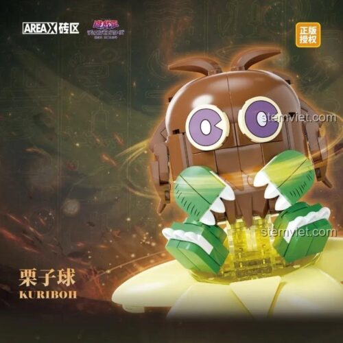 Hộp đồ chơi mô hình Linh vật Kuriboh AB0047 chính hãng AREA-X, có đế phát sáng độc đáo.