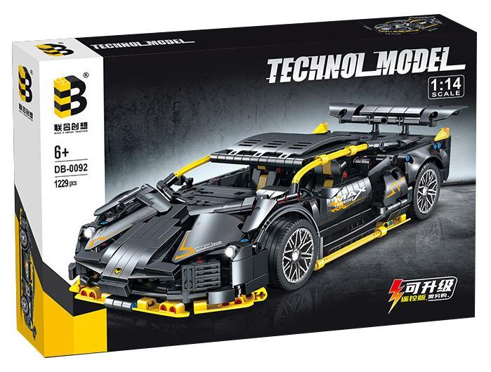 Hộp bộ lắp ráp Lamborghini Sián FKP 37 B Brand DB-0092, đồ chơi mô hình siêu xe cho bé trai 6 tuổi, giá tốt