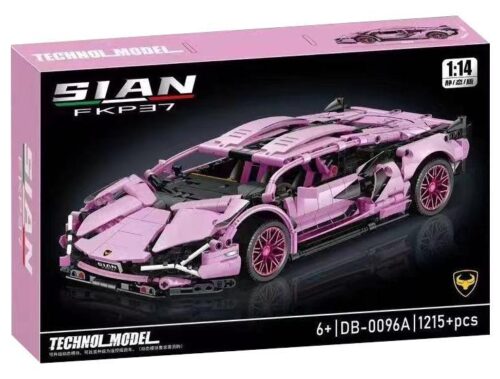 Bộ lắp ráp Lamborghini Sián FKP 37 Hồng Bana DB-0096, đồ chơi mô hình siêu xe tỉ lệ 1:14 có điều khiển từ xa, phù hợp bé gái 6 tuổi, giá tốt.