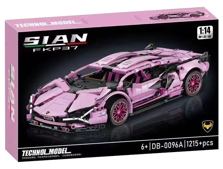 Bộ lắp ráp Lamborghini Sián FKP 37 Hồng Bana DB-0096, đồ chơi mô hình siêu xe tỉ lệ 1:14 có điều khiển từ xa, phù hợp bé gái 6 tuổi, giá tốt.