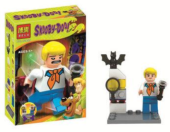 Minifigure 10455 Fred Jones BELA, bộ đồ chơi lắp ráp giá rẻ từ phim hoạt hình Scooby-Doo cho bé trai 6 tuổi.