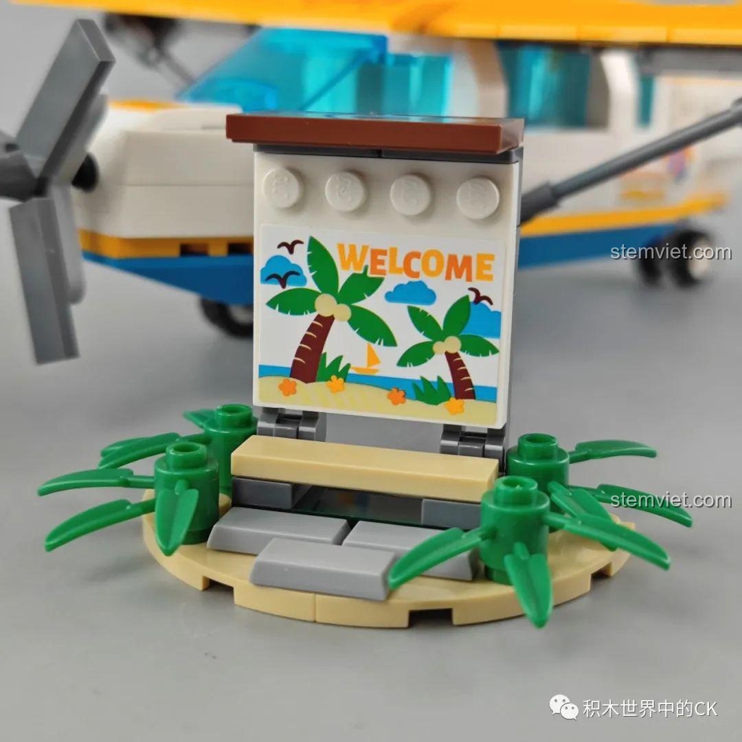 Mô hình biển chào mừng