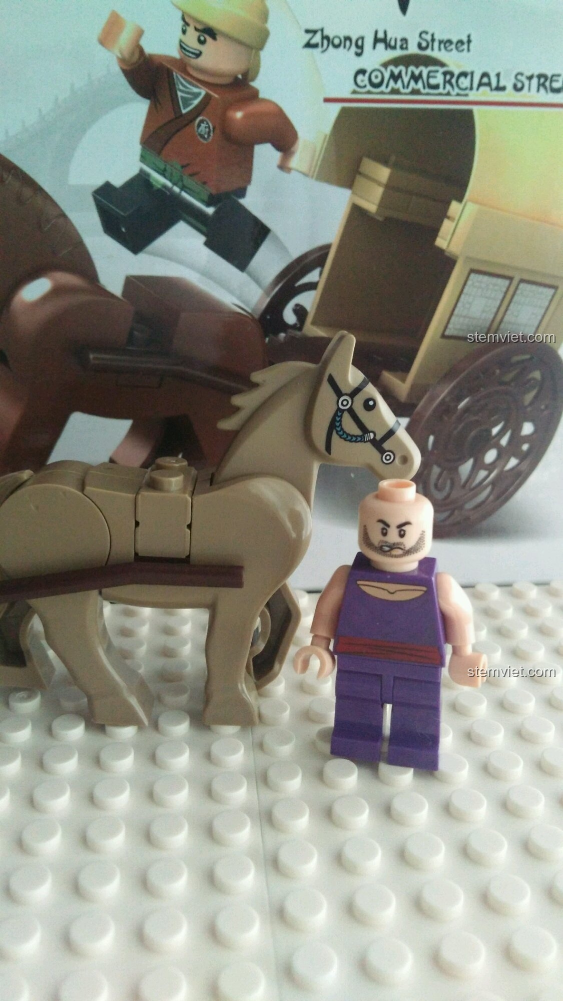 Một lựa chọn minifigure khác cho vai người đánh xe. Bộ lắp ghép Sa bàn phố cổ Trung Hoa 5007 xịn giá rẻ.