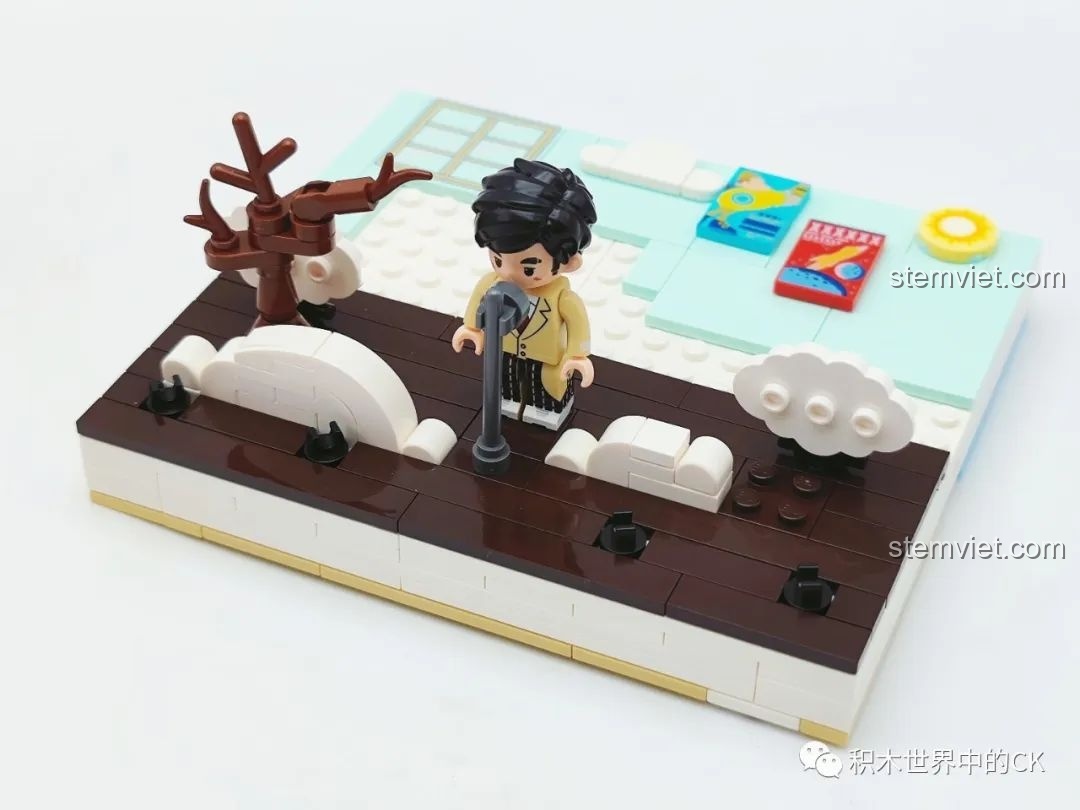 Bối cảnh sân khấu Thiên Lý Chi Ngoại trong bộ lắp ghép Keeppley DZ0155.