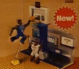 Bộ đồ chơi C3 21532 Kevin Durant và Carmelo Anthony đấu bóng rổ 1 đấu 1, đồ chơi mô hình sân bóng rổ mini cho bé trai 6 tuổi, giá tốt.