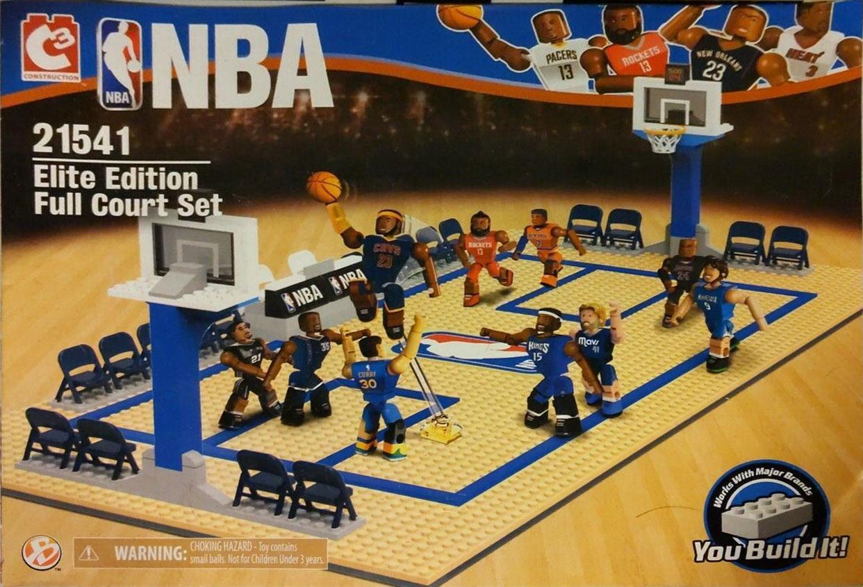 Bộ đồ chơi Sân bóng rổ NBA C3 21541, mô hình sân bóng rổ cho bé trai 6 tuổi, giá tốt