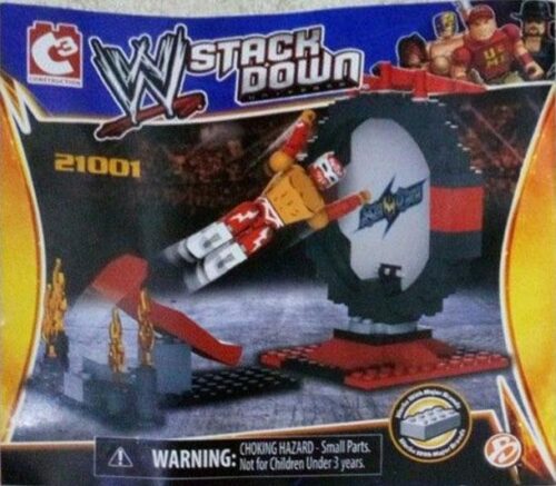 Bộ lắp ráp Sàn đấu WWE C3 Construction 21001 với nhân vật Rey Mysterio, đồ chơi cho bé trai 6 tuổi giá rẻ.