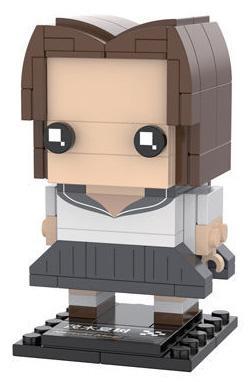 Bộ lắp ghép CaDA C55004 Mô hình Mogi Natsuki BrickHeadz đáng yêu, đồ chơi mô hình nhân vật Initial D cho bé gái 8 tuổi, giá tốt