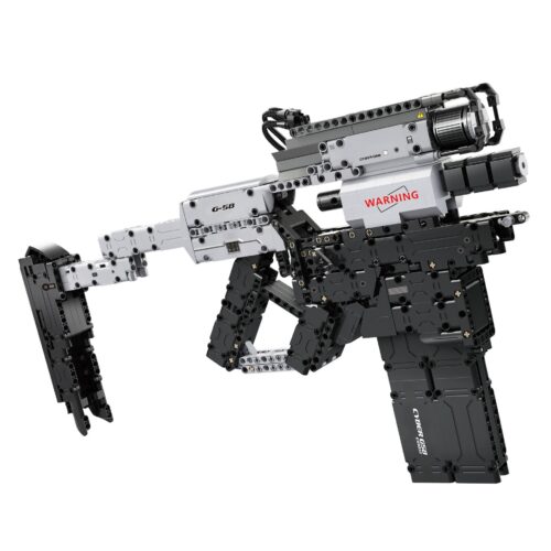 Mô hình súng G58 Cyberpunk 2077 CaDA C81051 đồ chơi lắp ráp Súng tiểu liên G58 cho con trai 14 tuổi, chất lượng cao, giá tốt.