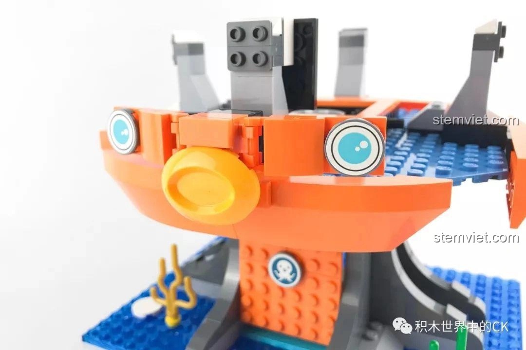 Trụ Sở Bạch Tuộc Octopod 3708 của Enlighten gần hoàn thiện, với hình dáng quen thuộc từ phim hoạt hình Octonauts.