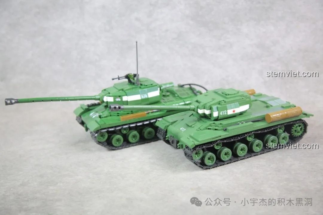 Cận cảnh chi tiết đầu nòng pháo đặc trưng của các sản phẩm xe tăng từ Quan Guan.