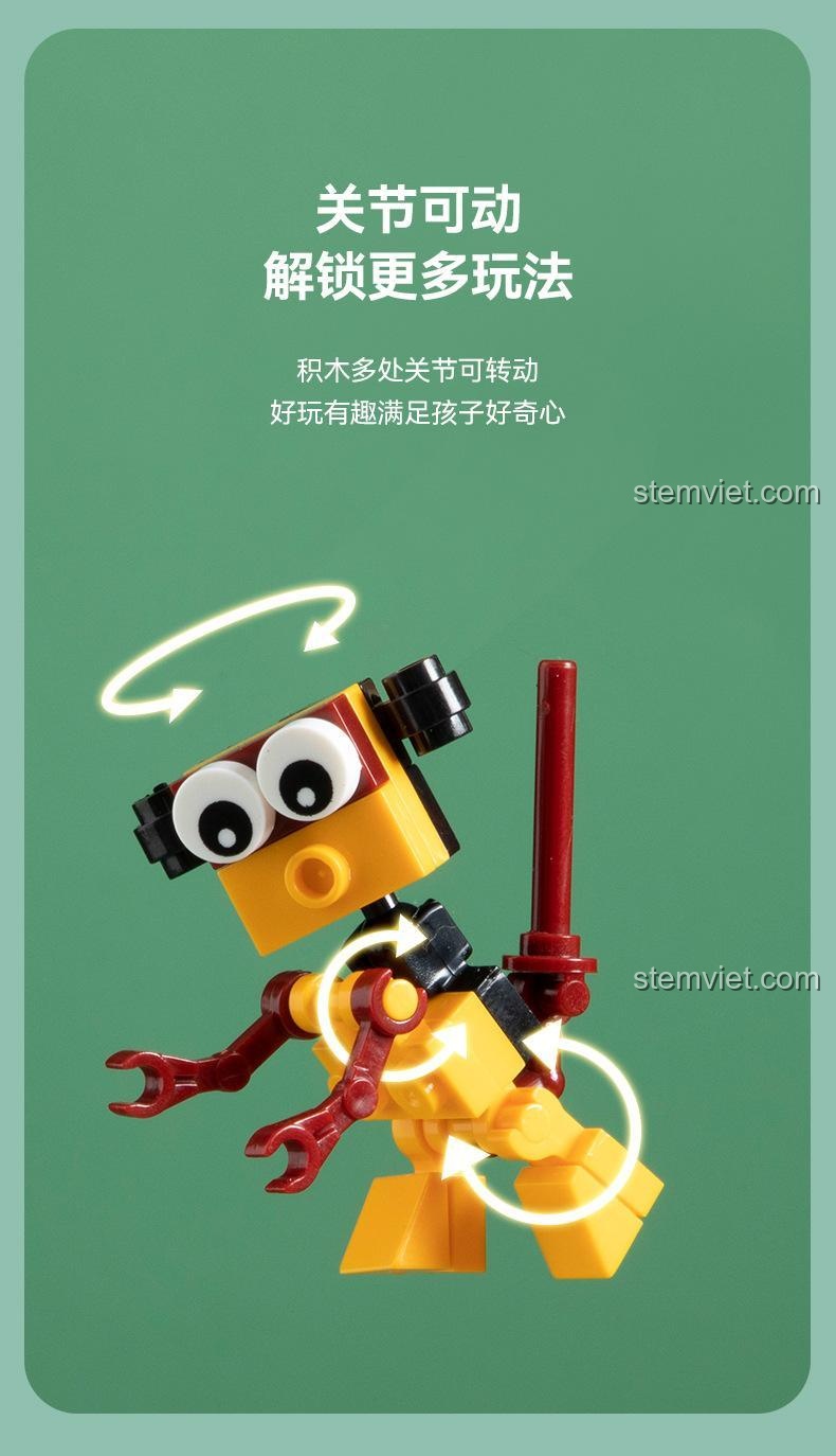 Đồ chơi mô hình KY006 bộ sưu tập với khớp nối linh hoạt, tăng cường trải nghiệm chơi và khám phá cho bé