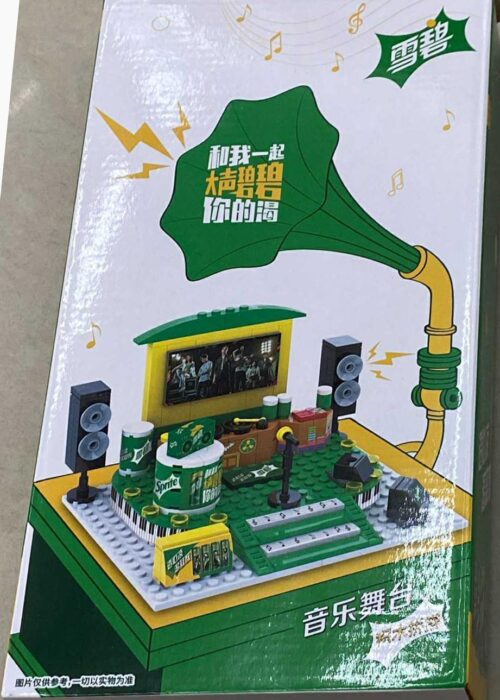 Hộp đồ chơi mô hình Sân khấu âm nhạc Sprite GGSY2964109B. Bộ lắp ghép độc đáo cho thanh niên, hàng quảng cáo giá tốt.