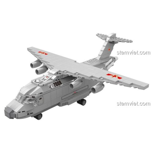 đồ chơi mô hình Máy bay vận tải quân sự Y-20 COGO, chất lượng cao