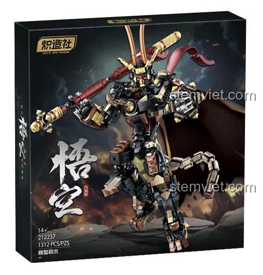 Đồ chơi mô hình Chiến Giáp Tề Thiên Đại Thánh 212237, bộ xếp hình phong cách Trung Hoa cực ngầu, giá tốt.