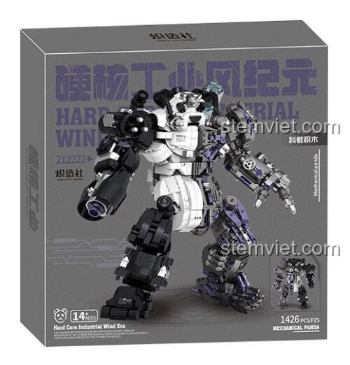 Hộp đồ chơi mô hình CZX 212222 Robot Gấu Trúc với 1426 chi tiết, quà tặng độc đáo cho thanh niên.
