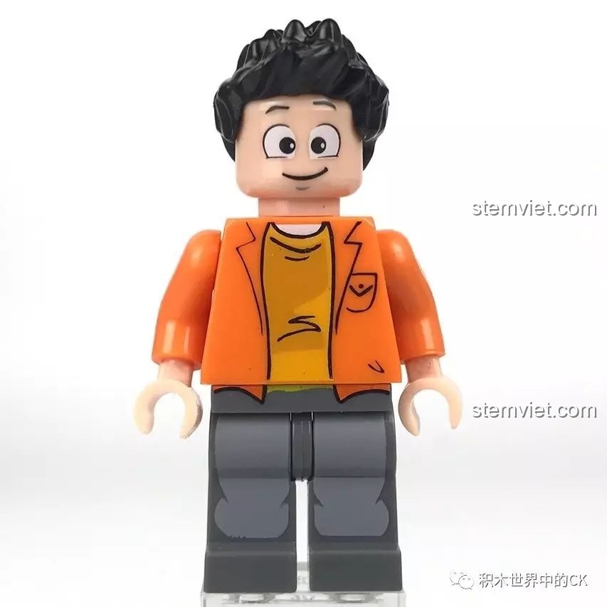 Minifigure Con trai Lão Lý trong bộ XINGBAO XB-01013, với tạo hình giống nhân vật hoạt hình nổi tiếng.