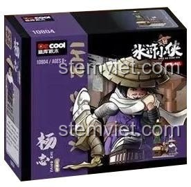 Hộp đồ chơi mô hình Decool 10804 Dương Chí, bộ lắp ráp Thủy Hử Tiểu Hiệp Dương Chí, chất lượng cao, đáng tiền