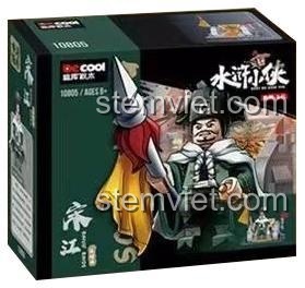 Hộp đồ chơi Decool 10805 Tống Giang, bộ lắp ghép nhân vật Thủy Hử, đồ chơi chất lượng cho bé trai 6 tuổi