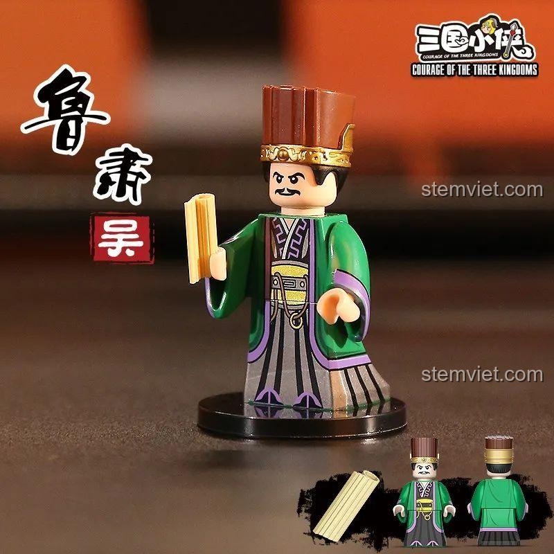 Minifigure Lỗ Túc DECOOL 20327, đồ chơi mô hình Minifigures Tam Quốc Diễn Nghĩa, bộ lắp ghép Các Tướng Lĩnh Tam Quốc, đồ chơi xếp hình Nhân vật lịch sử Tam Quốc, bộ đồ chơi Bộ 6 Minifigures Tam Quốc, đồ chơi lắp ráp DECOOL 20327, bộ đồ chơi Bộ 6 Minifigures Tam Quốc DECOOL, đồ chơi mô hình Minifigures Tam Quốc Diễn Nghĩa 20327, DECOOL 20327 Bộ 6 Minifigures Tam Quốc, Bộ 6 Minifigures Tam Quốc DECOOL, Nhân vật lịch sử Tam Quốc DECOOL, bộ lắp ghép DECOOL 20327, cho bé trai 6 tuổi, giá tốt