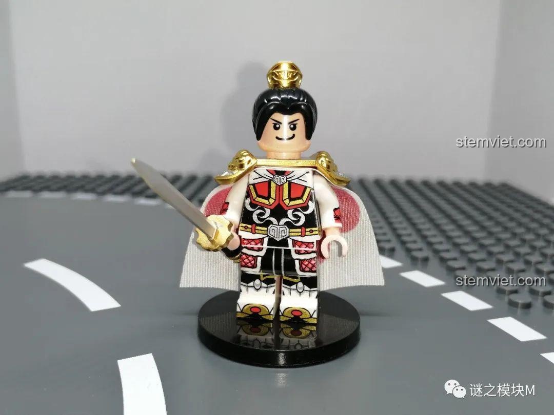 Minifigure Lục Tốn DECOOL 20328, đồ chơi lắp ghép Lục Tốn, Anh Hùng Tam Quốc, món quà đáng tiền cho bé trai
