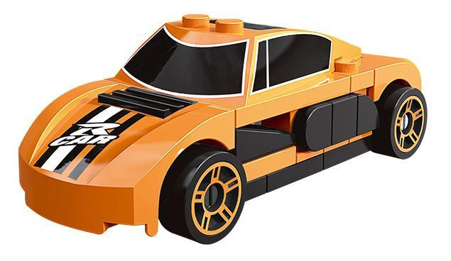 Mô hình đồ chơi lắp ráp DECOOL 22011 Xe Đua Mini PaceMaker màu cam cho bé trai 6 tuổi, giá rẻ.