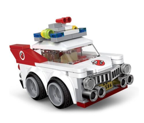 Mô hình đồ chơi xếp hình DECOOL 26010 Xe Săn Ma Ecto-1, món quà giá rẻ cho bé trai 6 tuổi.