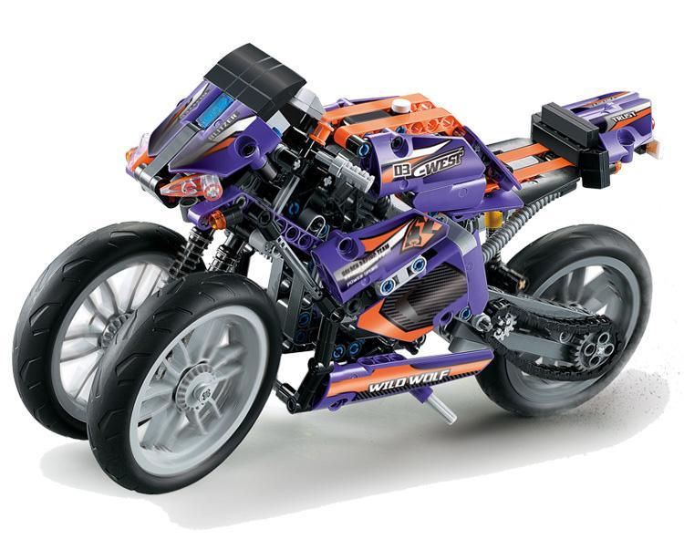 Hộp sản phẩm bộ lắp ráp Mô tô Yamaha Niken GT Decool 33004, món quà giá rẻ cho bé trai 6 tuổi.
