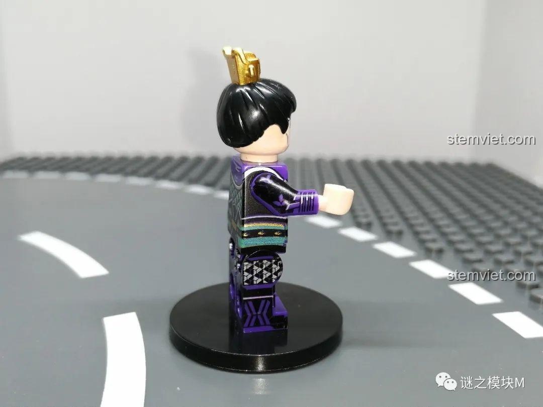 Minifigure Hạ Hầu Uyên DECOOL với cung tên, đồ chơi lắp ghép chất lượng cao, giá tốt.