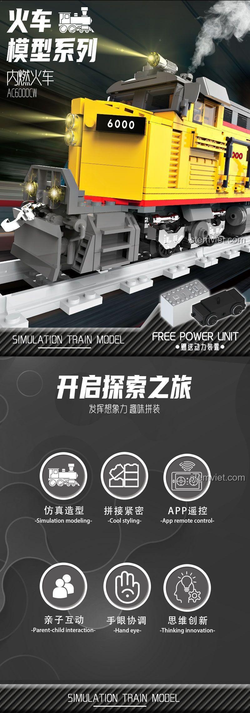 Tính năng nổi bật của bộ xếp hình DK 80019: điều khiển qua app, tạo hình mô phỏng