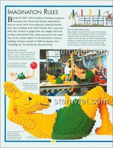 Sách tham khảo LEGO® 9780789446916 giải thích quy trình sáng tạo và xây dựng các mô hình LEGO® quy mô lớn.
