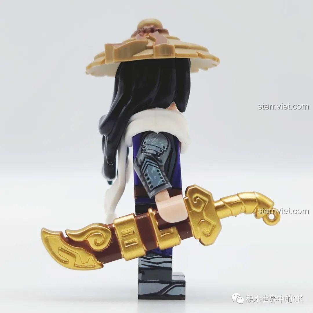 Thẻ bài nhân vật Tống Giang trong bộ đồ chơi lắp ráp Decool Thủy Hử Tiểu Hiệp 10805, với hình ảnh minh họa Hô Bảo Nghĩa.