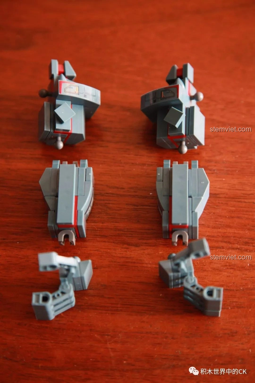 Các bộ phận của cánh tay robot Gipsy Avenger (lòng bàn tay, khuỷu tay, cánh tay) từ bộ Sluban M38-B0726A. Nhận xét Sluban M38 B0726A Robot Gipsy Avenger.