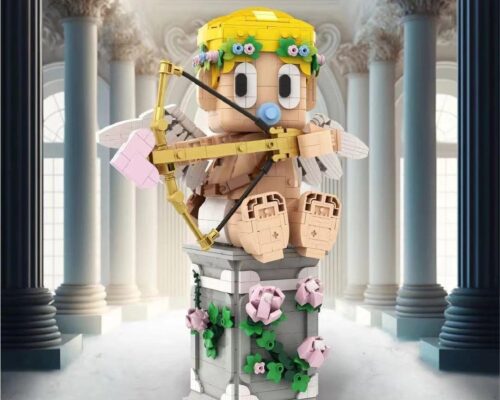 Bộ lắp ghép Tượng Thần Tình Yêu Cupid DOKI 846681, mô hình nghệ thuật 1400 mảnh ghép, phù hợp thanh niên 12 tuổi, giá tốt.