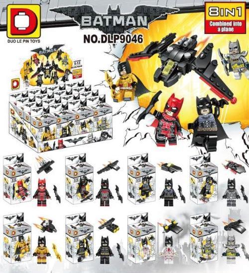 Bộ 8 Mô Hình Nhân Vật Batman DLP9046 - Duo Le Pin Toys