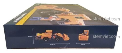 đồ chơi xây dựng Xe xúc lật khai thác Epiroc ST14, mô hình chân thực, gầu xúc di chuyển, khớp nối linh hoạt, cho Con trai 6 tuổi
