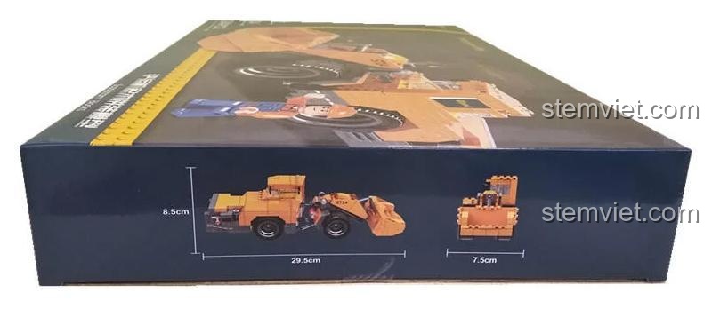 đồ chơi xây dựng Xe xúc lật khai thác Epiroc ST14, mô hình chân thực, gầu xúc di chuyển, khớp nối linh hoạt, cho Con trai 6 tuổi
