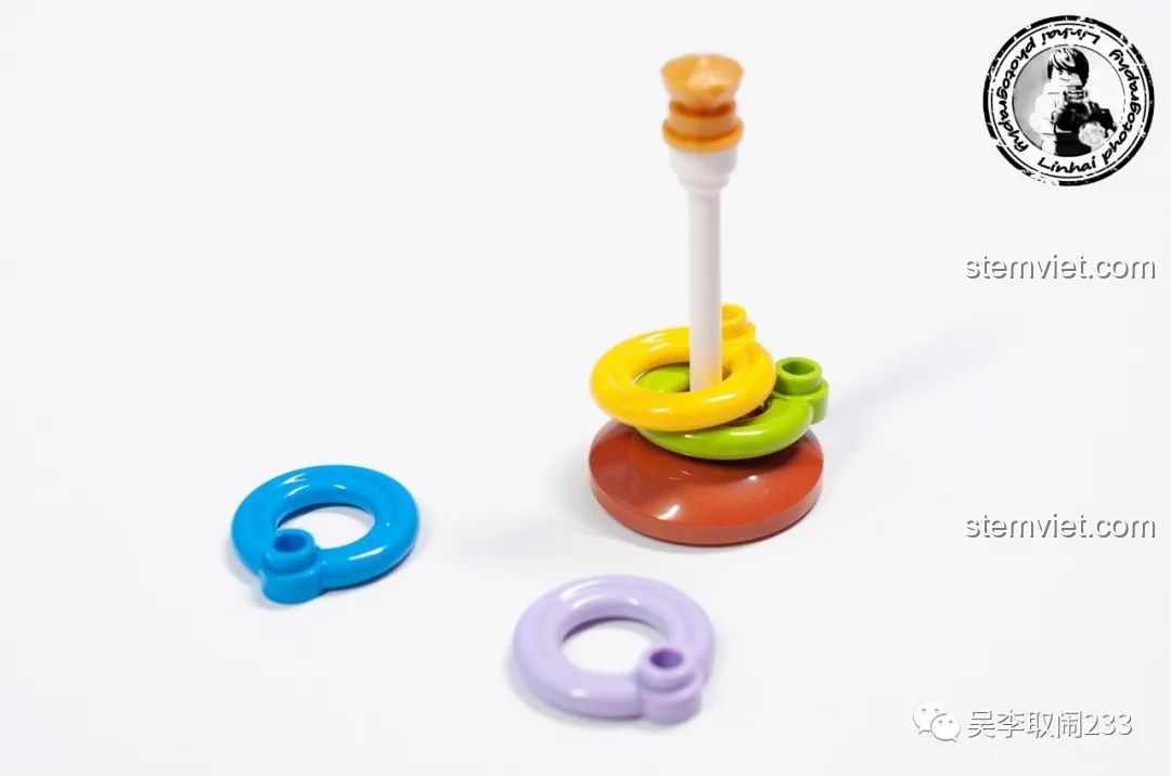 Phụ kiện đồ chơi vòng kéo nhiều màu sắc đi kèm mô hình lắp ráp Corgi Forange Block FC8283-1.