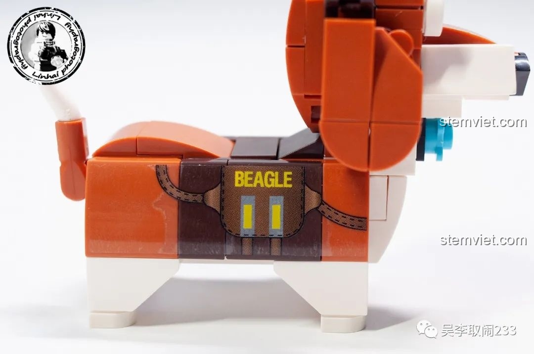 Hộp đồ chơi lắp ráp Chó Dachshund Forange Block FC8283-3, một trong 12 mẫu thú cưng đáng yêu.