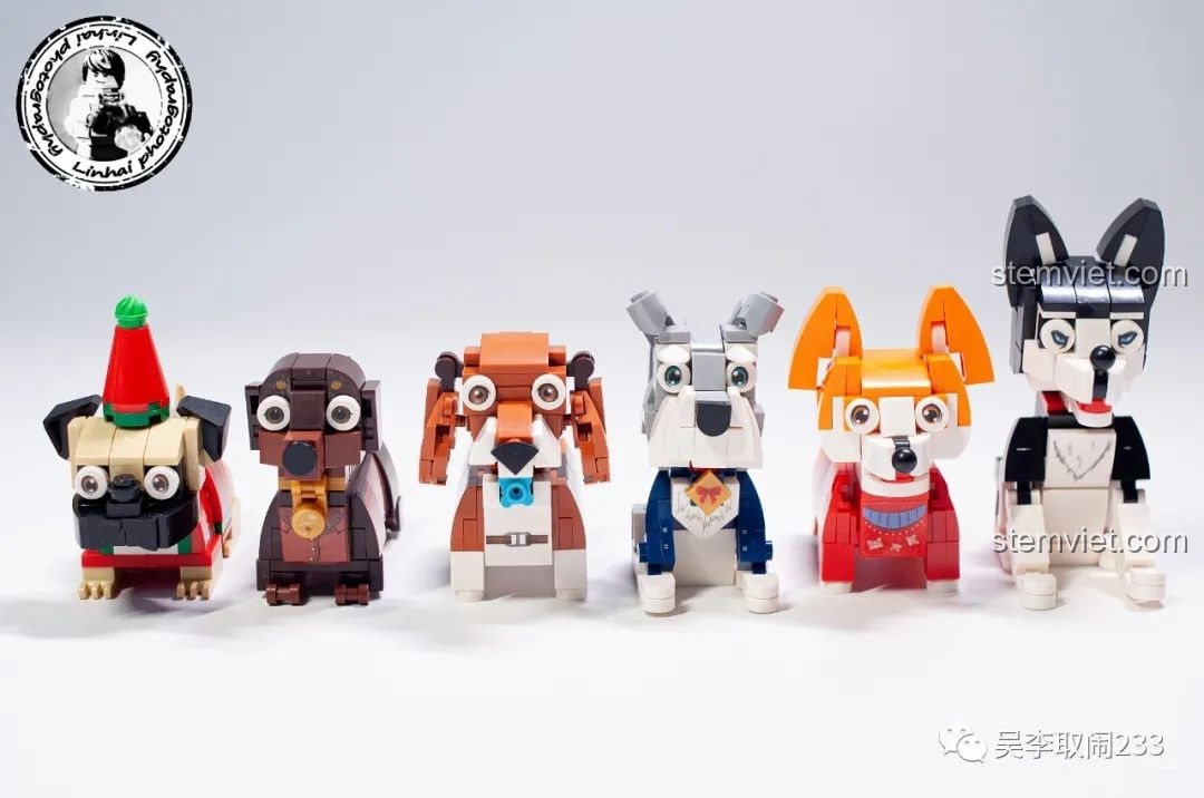 Mô hình lắp ráp Mèo Xiêm Forange Block FC8283-8 nhìn từ bên hông, nổi bật chi tiết đuôi và dáng ngồi.