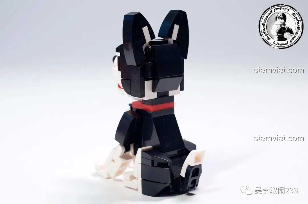 Phụ kiện xúc xích và xương đi kèm mô hình lắp ráp Schnauzer Forange Block FC8283-6.