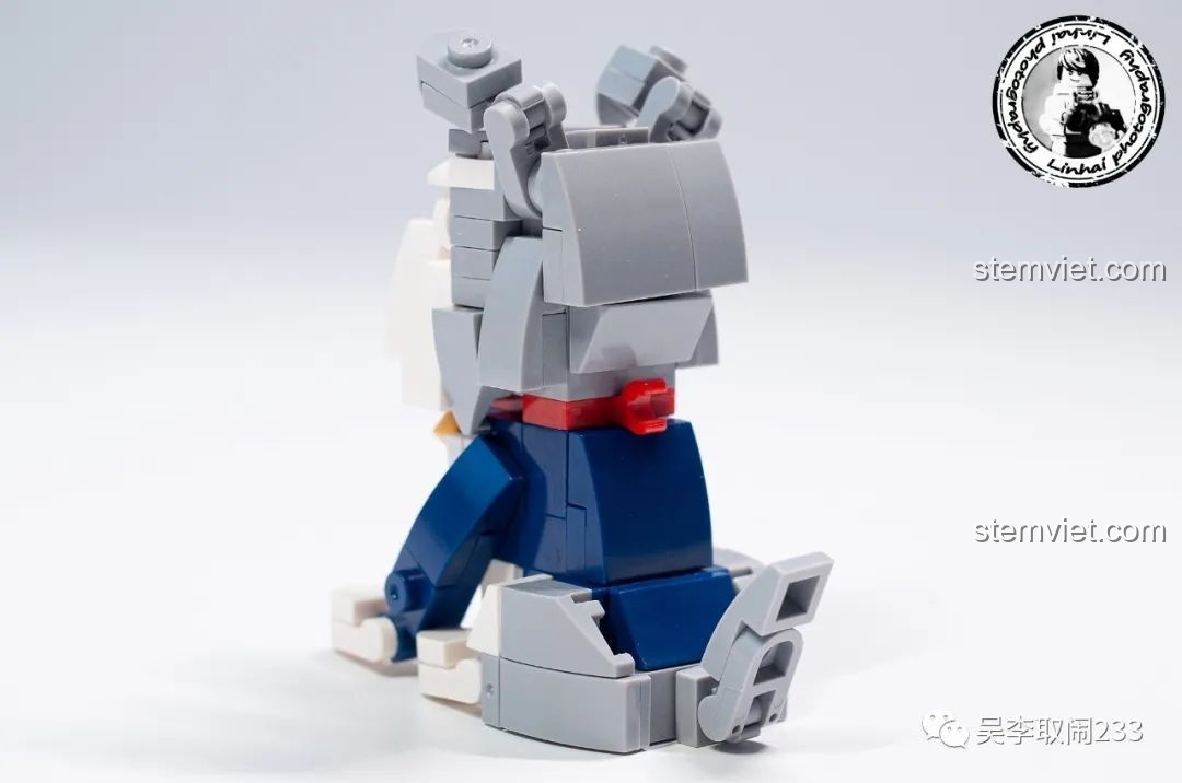 Phụ kiện bát ăn tự động đi kèm mô hình lắp ráp Mèo Sphynx Forange Block FC8283-7.