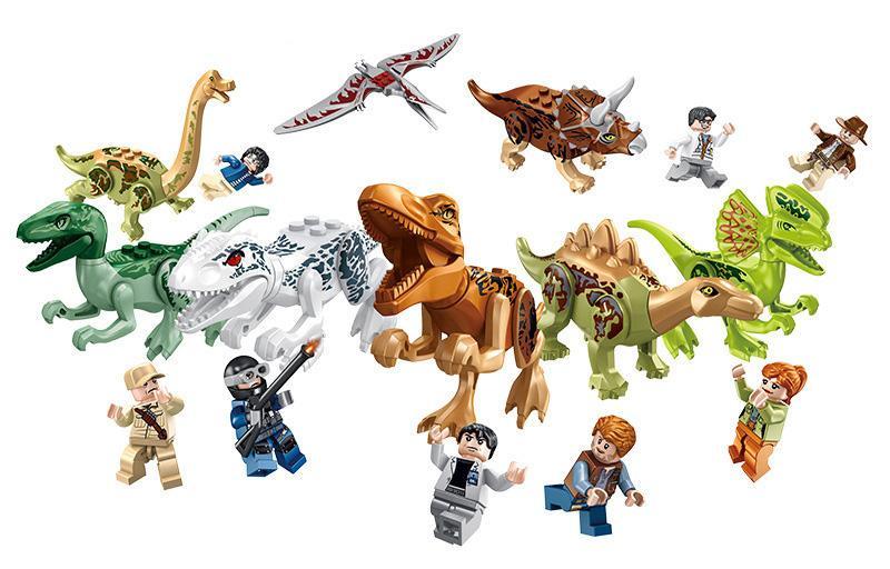 Bộ đồ chơi Forange FC3700 Khủng Long Bạo Loạn với nhiều minifigure và khủng long đa dạng, phù hợp bé trai 6 tuổi, giá tốt.