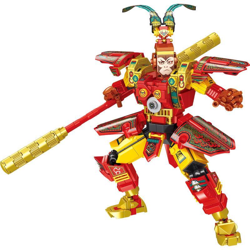 Bộ lắp ráp Ngộ Không Cơ Giáp GAOMISI T3053 biến hình robot và xe tăng, đồ chơi mô hình cho bé trai 6 tuổi, giá tốt