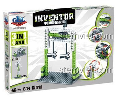 Hộp đồ chơi giáo dục STEM GBL KY1000-2, 46 chi tiết, lắp được 3 mô hình, quà tặng cho bé trai.