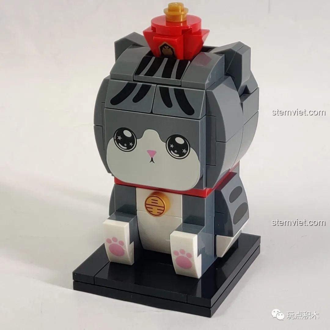 Mô hình lắp ráp GUDI Ngự Hoàng Vạn Tuế 52051 'Mắt Mơ Màng' với góc nhìn trực diện.